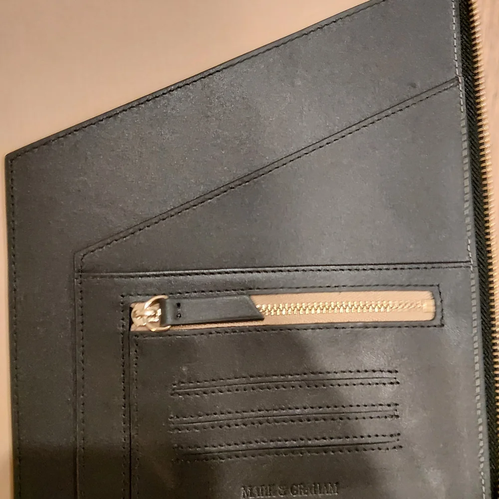 Black Leather Tablet Case